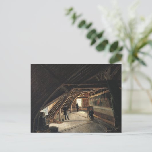 Carte Postale Le grenier d'un musée (Debout devant)