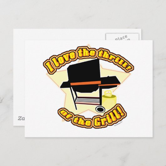 Carte Postale Le Grill Thrill (Devant / Derrière)