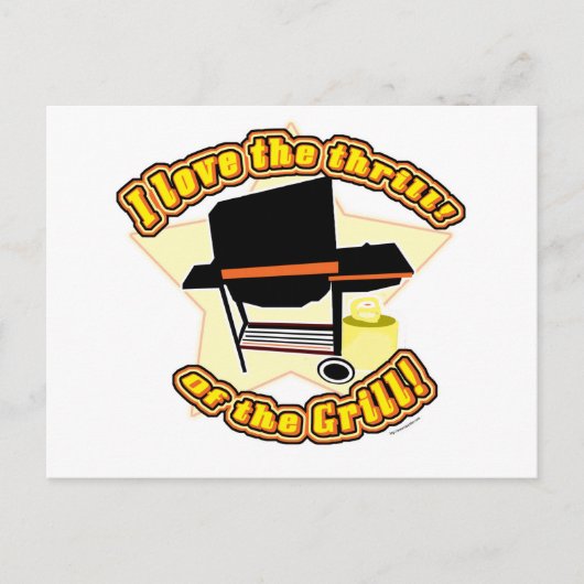 Carte Postale Le Grill Thrill (Devant)