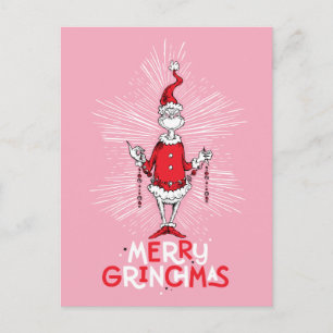 Carte Postale Le Grinch   Joyeux Grinchmas