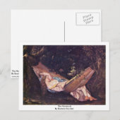 Carte Postale Le Hamac De Gustave Courbet (Devant / Derrière)