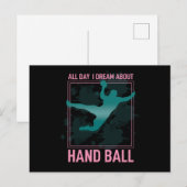 Carte Postale Le Handball est ma vie (Devant / Derrière)