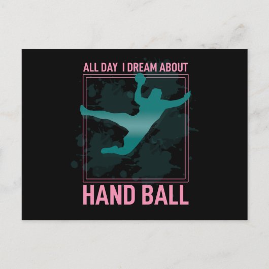 Carte Postale Le Handball est ma vie (Devant)