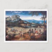 Carte Postale Le Haymaking, Pieter Bruegel (Devant)