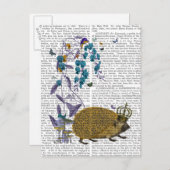 Carte Postale Le hérisson d'or (Devant / Derrière)