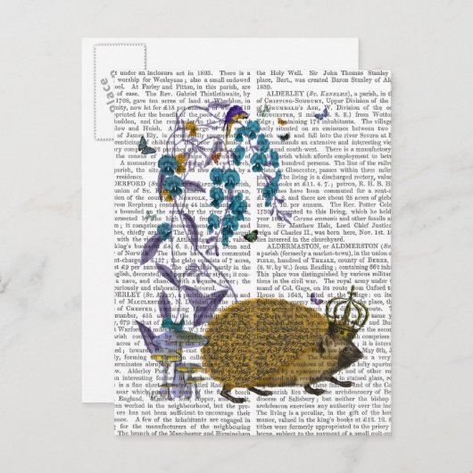 Carte Postale Le hérisson d'or (Devant / Derrière)