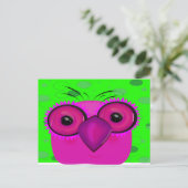 Carte Postale Le hibou (Debout devant)