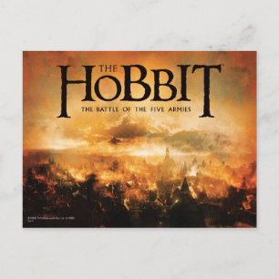 Carte Postale Le Hobbit : LA BATAILLE DU Logo CINQ ARMIES™