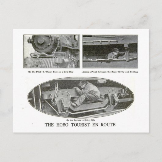 Carte Postale Le Hobo Tourist (Devant)
