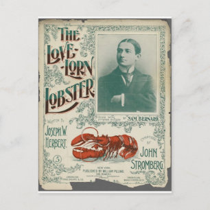 Carte Postale Le homard Love-Lorn