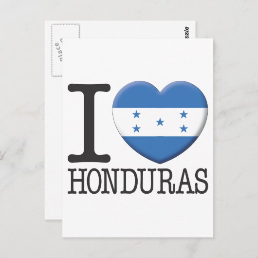 Carte Postale Le Honduras (Devant / Derrière)