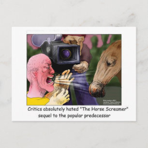 Carte Postale Le Horse Screamer T-shirts drôles Cadeaux Cartes-c
