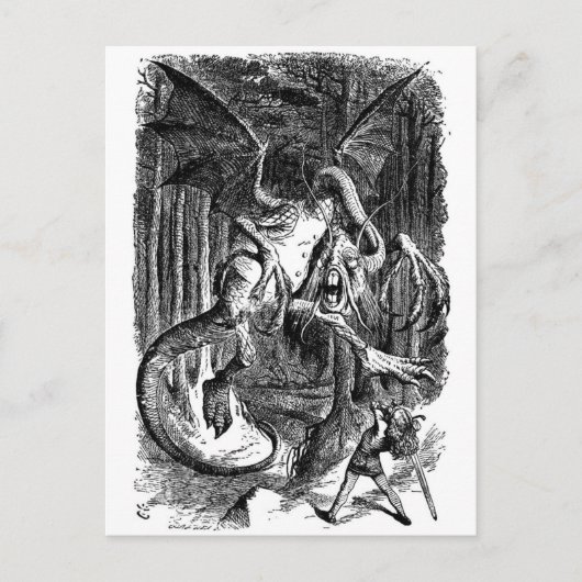 Carte Postale Le Jabberwocky (Devant)