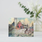 Carte Postale Le Jackal et le Betel Feuille Warwick Goble (Debout devant)