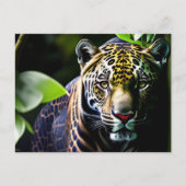 Carte Postale Le Jaguar - Prédateur de la jungle de feu (Devant)