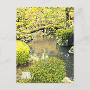 Carte Postale Le Japon voyage jardin japonais traditionnel