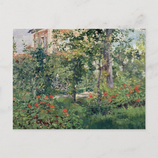 Carte Postale Le jardin de Bellevue, 1880 (Devant)