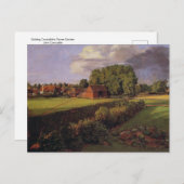 Carte Postale Le jardin de fleurs de Golding Constable, John Con (Devant / Derrière)