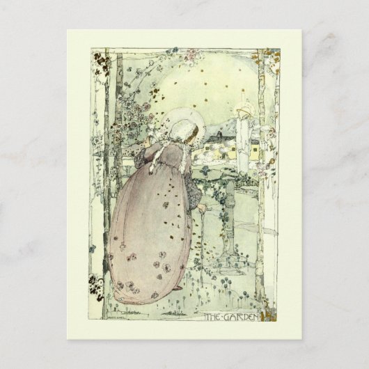 Carte Postale Le jardin de Jessie Marion King (Devant)