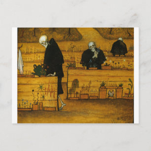 Carte Postale Le jardin de la mort de Hugo Simberg