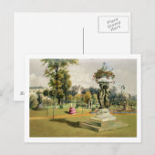 Carte Postale Le Jardin de la Terrasse, Abbaye de Woburn (chromo (Devant / Derrière)