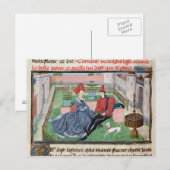 Carte Postale Le jardin de l'amour (Devant / Derrière)