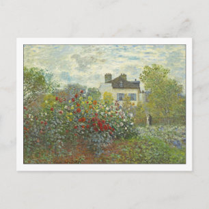 Carte Postale Le jardin de l'artiste à Argenteuil par Monet