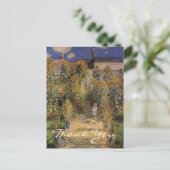 Carte Postale Le Jardin de l'artiste de Monet à Vetheuil (Debout devant)