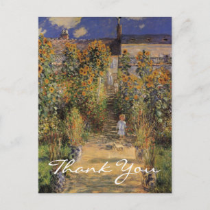 Carte Postale Le Jardin de l'artiste de Monet à Vetheuil