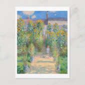 Carte Postale Le jardin de l'artiste par Claude Monet Painting (Devant)