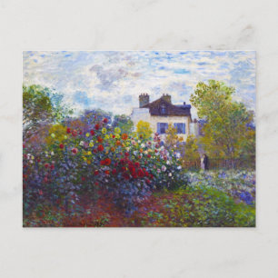 Carte Postale Le jardin de Monet à Argenteuil Claude Monet