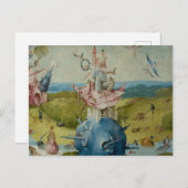 Carte Postale Le jardin des délices terrestres (Devant / Derrière)