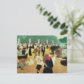 Carte Postale Le jardin du Luxembourg, 1895 (Debout devant)