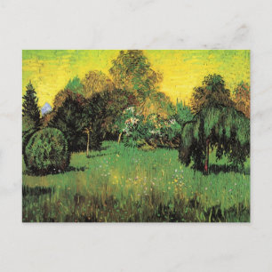 Carte Postale Le jardin du poète par Vincent van Gogh