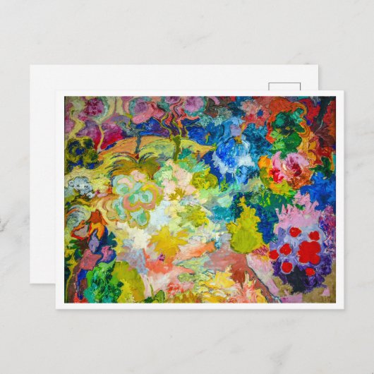 Carte Postale Le Jardin Fleuri | Carl Lohse | (Devant / Derrière)