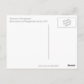 Carte Postale Le jardin Rose de Wargemont (Dos)