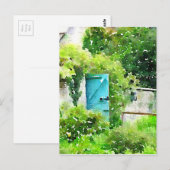 Carte Postale Le jardin secret (Devant / Derrière)