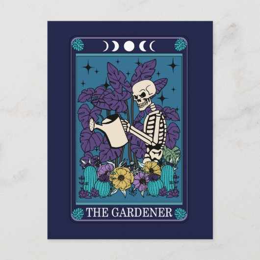 Carte Postale Le jardinier Funny Tarot Garden (Devant)