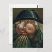 Carte Postale Le jardinier végétal - Giuseppe Arcimboldo (Devant / Derrière)