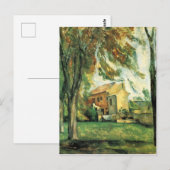 Carte Postale Le Jas de Bouffan par Paul Cezanne (Devant / Derrière)