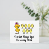 Carte Postale Le Jersey Chick (Debout devant)