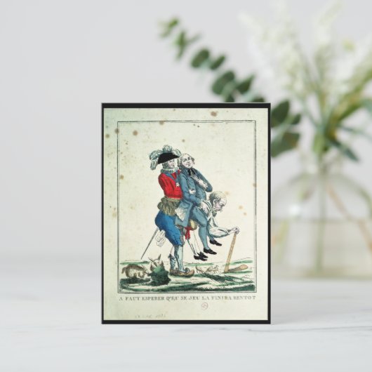 Carte Postale Le Jeu Doit Se Terminer Bientôt (Debout devant)