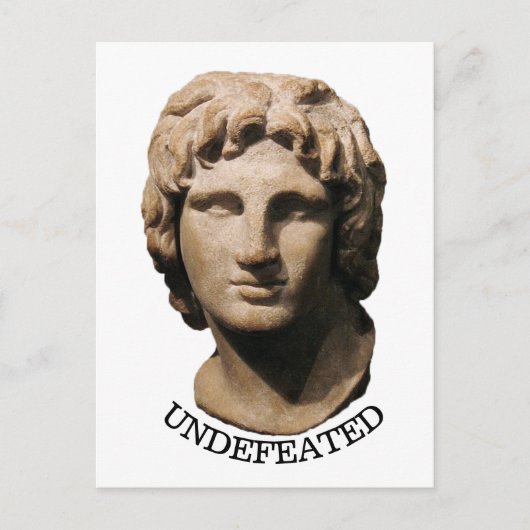 Carte Postale Le jeune Alexandre le Grand - Contre-battu (Devant)