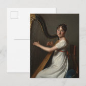 Carte Postale Le jeune harpiste | 1804-1806 (Devant / Derrière)
