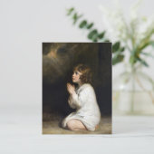 Carte Postale Le jeune Samuel en prière par Joshua Reynolds (Debout devant)