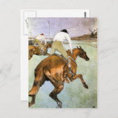 Carte Postale Le Jockey 2 de Toulouse-Lautrec (Devant / Derrière)