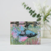 Carte Postale Le Jockey Poisson Betta (Debout devant)