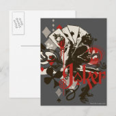 Carte Postale Le Joker - 4 As Bleeding Heart Devil (Devant / Derrière)