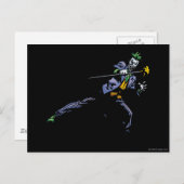 Carte Postale Le Joker à la canne (Devant / Derrière)