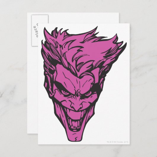 Carte Postale Le Joker Pink (Devant / Derrière)